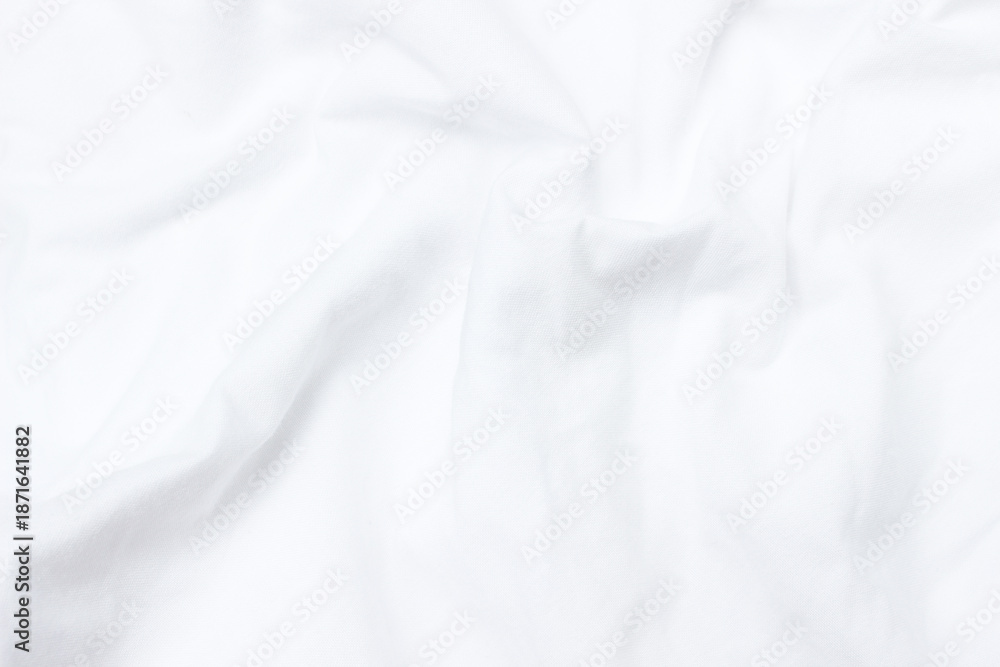 Fototapeta premium white bedding sheets texture for background