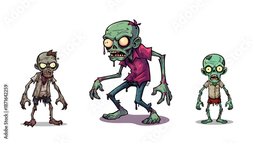 zombie halloween character