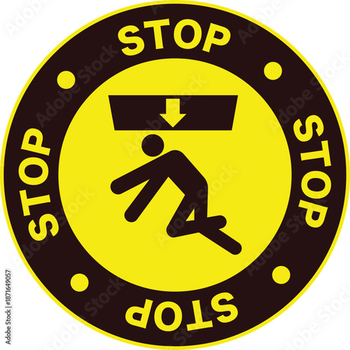 Warning Sign: Falling Object Hazard