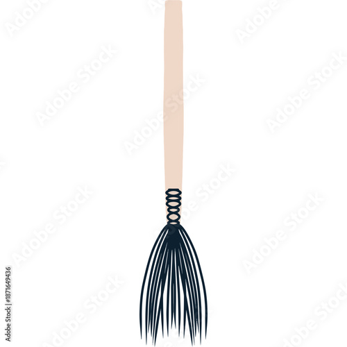Whisk with wooden handle