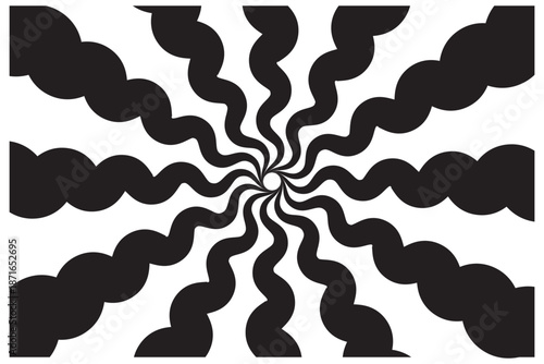 Abstract yellow and white retro with sunburst pattern colorful design. Vintage sunrays illustration swirl line. sun beam vector banner design and comic burst gradient concept pattern