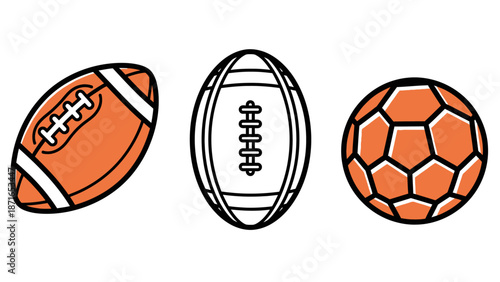 Collection of Various Sports Balls for Athletic Games, Team Activities, and Recreational Play