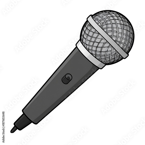Simple microphone graphic