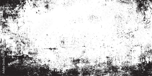 Grunge frame with dust and rough wall texture Speckle grain dot white paper noise texture with dot line grunge texture dust noise black and white texture 