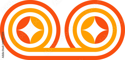 bohemian art decoration. organic shape ornament