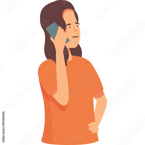 Woman Talking on a Cell Phone