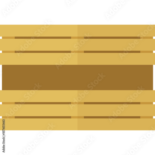 Wooden Crate Illustration