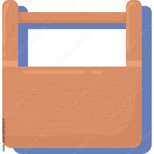 Wooden Crate Illustration