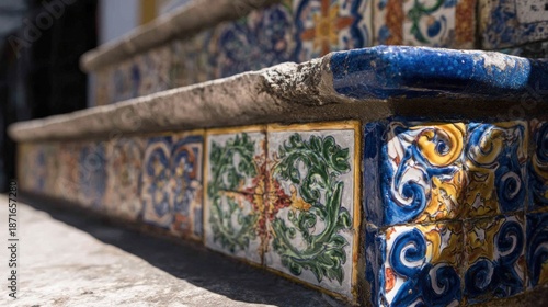 Wallpaper Mural Ceramic tiles detail architectural decoration Torontodigital.ca