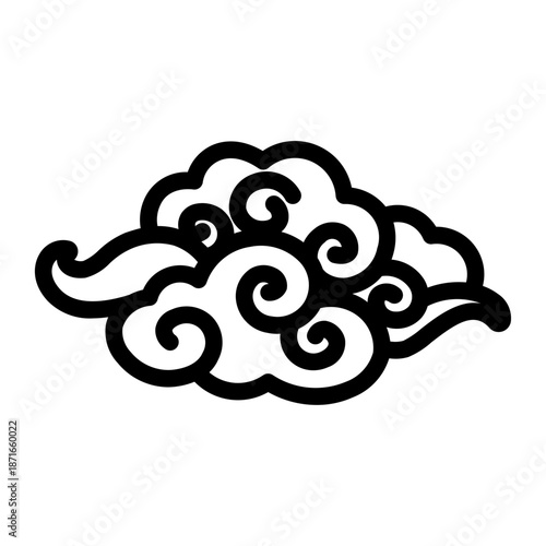 Auspicious Cloud Line Icon