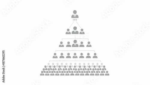 Organizational Chart Showing Hierarchy and Team Structure.