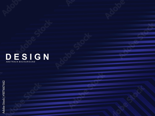 Premium background design with diagonal dark blue stripes pattern. Vector horizontal template for digital lux business banner, contemporary formal invitation, luxury voucher, prestigious gift certific