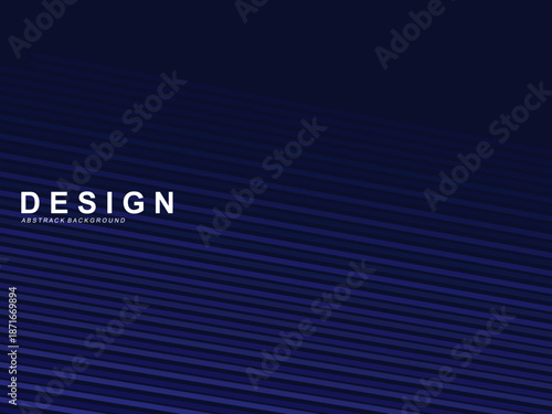 Premium background design with diagonal dark blue stripes pattern. Vector horizontal template for digital lux business banner, contemporary formal invitation, luxury voucher, prestigious gift certific