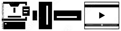 Minimalist Digital Workflow Set for Content Creation
