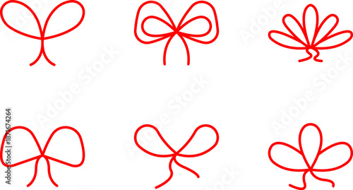 Red Ribbon Bow icons