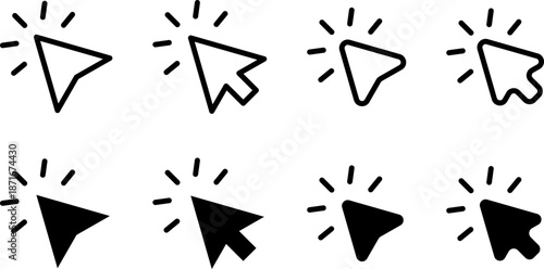 Click Cursor icons