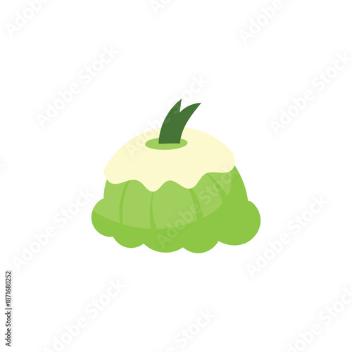 Steamed Cupcake Illustration