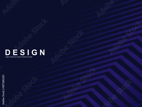 Premium background design with diagonal dark blue stripes pattern. Vector horizontal template for digital lux business banner, contemporary formal invitation, luxury voucher, prestigious gift certific