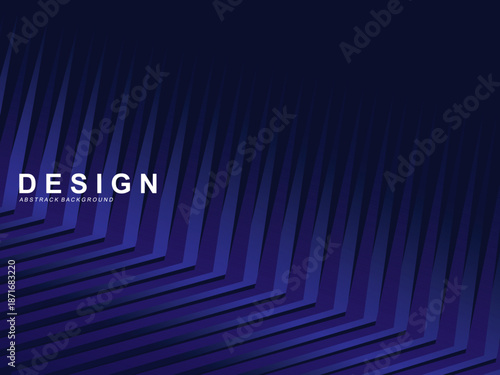Premium background design with diagonal dark blue stripes pattern. Vector horizontal template for digital lux business banner, contemporary formal invitation, luxury voucher, prestigious gift certific