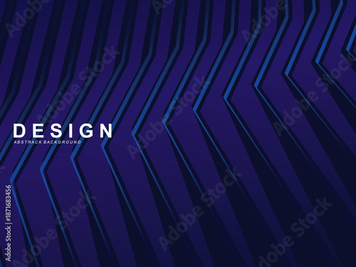 Premium background design with diagonal dark blue stripes pattern. Vector horizontal template for digital lux business banner, contemporary formal invitation, luxury voucher, prestigious gift certific
