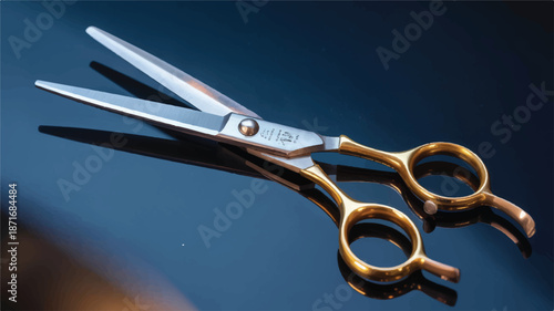 scissors on a white background