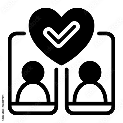 This Match icon is suitable for Dating App.