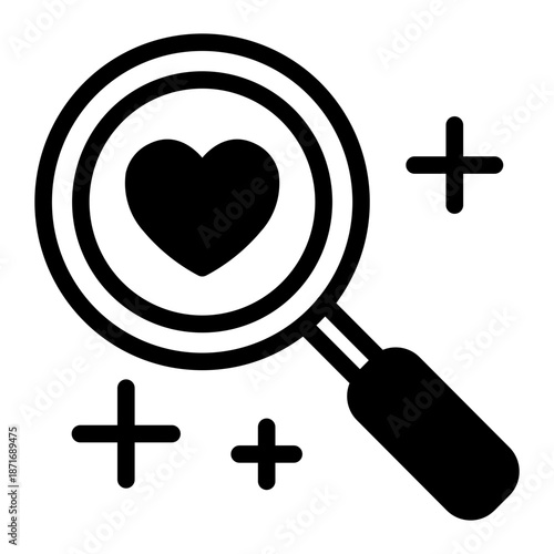 This Search icon is suitable for Dating App.