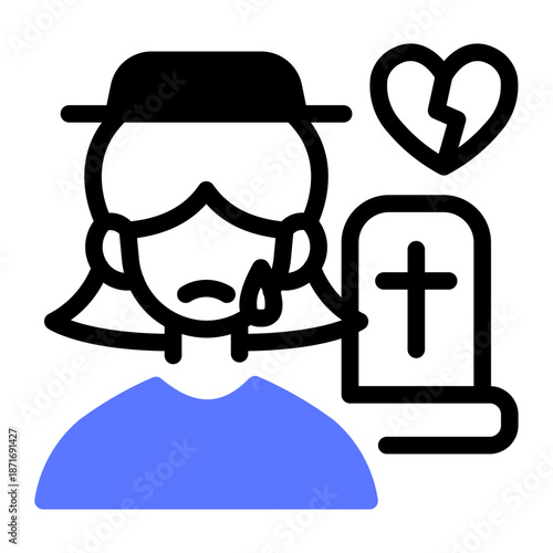 This Widow 2 icon is suitable for Dating App.