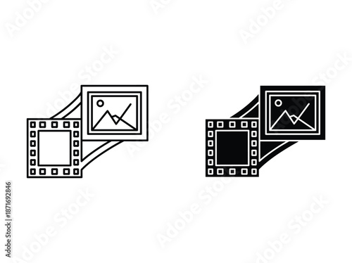 Image frames with pictures inside