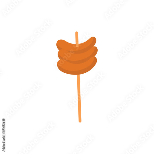Sausage Skewer Illustration
