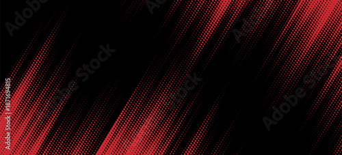 Halftone dots red and blue color pattern gradient grunge texture background. Dot pop art comic sport style vector illustration. modern background