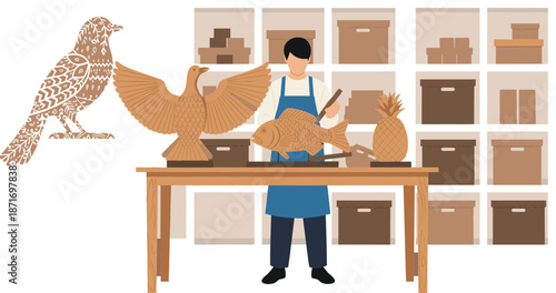 Construction worker feeling dizzy and exhausted while climbing out of manhole with warning sign and toolbox representing workplace health and safety