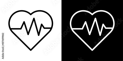 Healthy heart icon representing cardiovascular wellness, heart care, healthy lifestyle, medical prevention, and patient health.