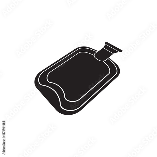 Hot water bag icon illustration design