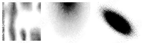 Abstract Halftone Dot Gradient in Vector Design