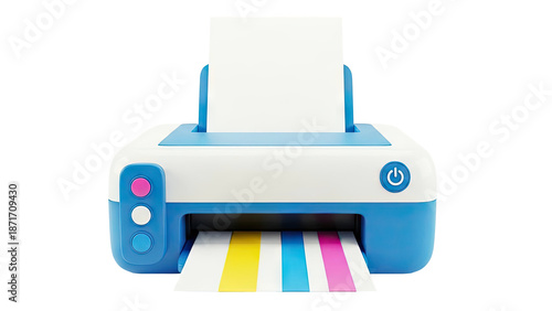 Cartoon Printer with Color Output