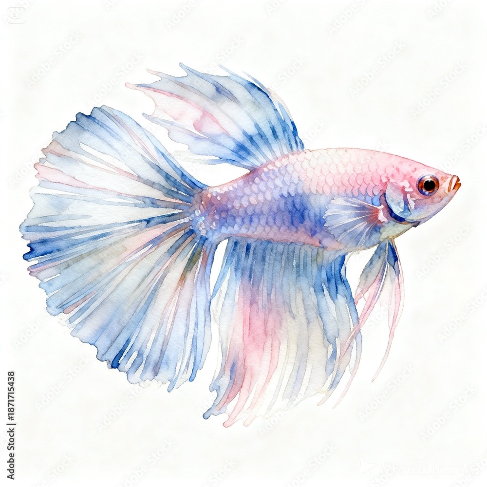 Fototapeta premium fish watercolor