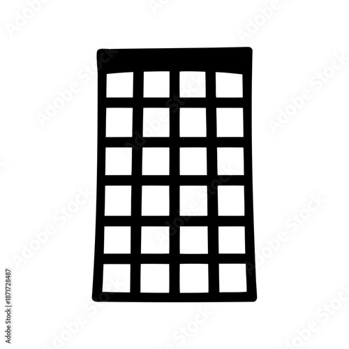 silhouette of a bingo-card