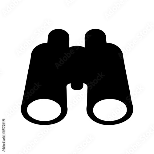 Black and white binoculars perfect for travel, exploration, and birdwatching trips