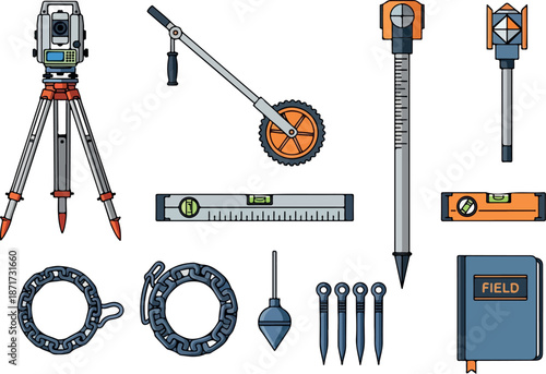 Surveying Tools and Equipment Geodetic Instruments for Land Measurement