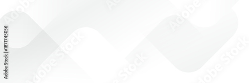 Abstract pattern white geometric banner design background.