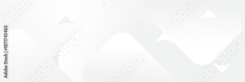 Abstract pattern white geometric banner design background.