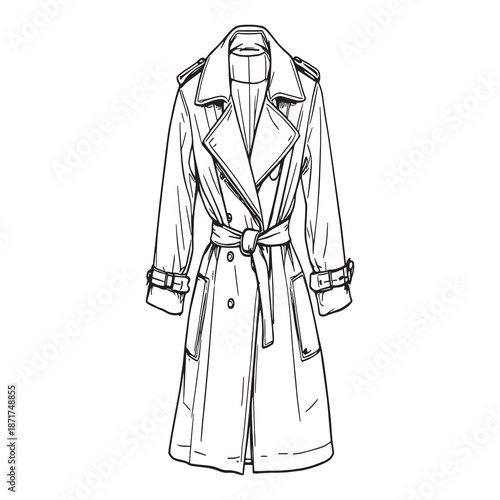 Trench coat classic wardrobe essential piece