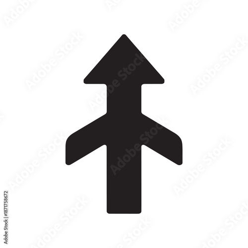 A 3d business illustration of a gold man with a vector arrow sign and a yen money symbol representing a religious concept of success