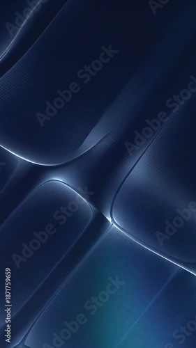 Abstract vertical animation of blue streaks that conveys movement and depth, suitable for dynamic backgrounds