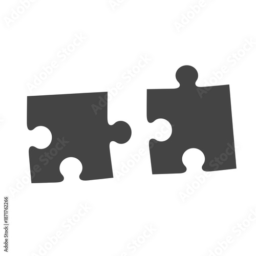 Two puzzle pieces coming together in perfect harmony