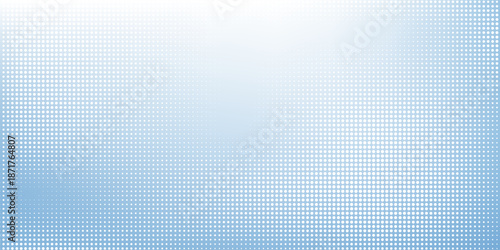 Baby blue gradient with halftone abstract background for backdrop or presentation