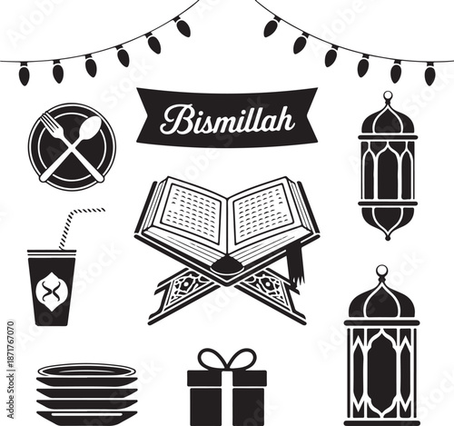 set of Quran and importent things