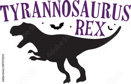 Tyrannosaurus Rex Silhouette Dinosaur Illustration