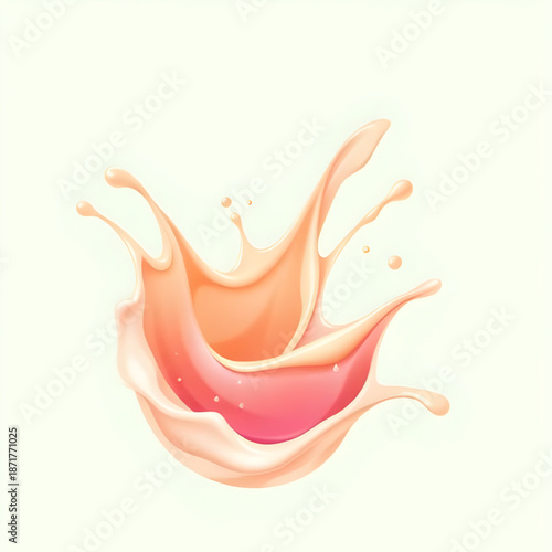 cream, creamy, liquid, splash, milk, dairy, white, fluid, wave, ripple, droplets, flow, swirl, smooth, soft, rich, thick, glossy, fresh, clean, pure, background, texture, abstract, food, dessert, ingr